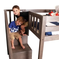 Max & Lily Twin Low Loft Bed With Staircase 12 Max & Lily Twin Low Loft Bed With Staircase -Child Home Decoration Store GUEST 492ff0d5 5609 44a0 b7ea 13e7a9a7ffb7