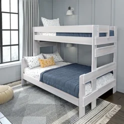 Max & Lily Farmhouse Twin Over Full Bunk Bed