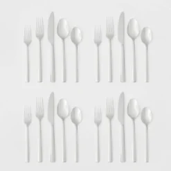 20pc Valona 18/10 Stainless Steel Flatware Set - Threshold Signature™ -Child Home Decoration Store GUEST 4c3f9743 f23d 47ec bf0b eb70275ae225