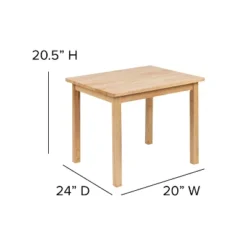 Flash Furniture Kids Solid Hardwood Table And Chair Set For Playroom, Bedroom, Kitchen - 3 Piece Set 29 Flash Furniture Kids Solid Hardwood Table And Chair Set For Playroom, Bedroom, Kitchen - 3 Piece Set -Child Home Decoration Store GUEST 4fd57af1 acbd 4414 9754 5beb9cfdd5c0 1