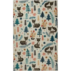 Raccoon Woodland Rug Cream - Mohawk -Child Home Decoration Store GUEST 53b485bd c014 459b a9e4 f1abaddb9ab1