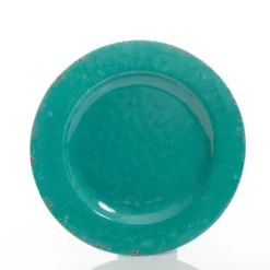 Gibson Studio California Mauna 12 Piece Assorted Crackle Decal Melamine Dinnerware Set -Child Home Decoration Store GUEST 57d510af 2948 41ed aa74 16d19a89ea3c