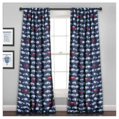 Kids' Race Cars Room Darkening Window Curtain Set Navy/Red - Lush Décor 13 Kids' Race Cars Room Darkening Window Curtain Set Navy/Red - Lush Décor -Child Home Decoration Store GUEST 5afc0dca 187f 4ff3 aff9 b179200d47b8