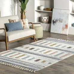 NuLOOM Iria Colorful Pyramid Kids Area Rug
