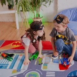 KC CUBS | Batman Gotham City Boy & Girl Kids City Road Car Vehicle Traffic Educational Learning & Game Nursery Classroom Rug Carpet -Child Home Decoration Store GUEST 5e06ad21 75b6 40c0 8ea4 b59813a35fde