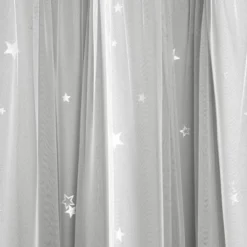 Star Sheer Insulated Grommet Blackout Window Curtain Panel Set - Lush Décor 10 Star Sheer Insulated Grommet Blackout Window Curtain Panel Set - Lush Décor -Child Home Decoration Store GUEST 5e6294ba 5e6c 4fd9 a91b 4ebeacb27bdc