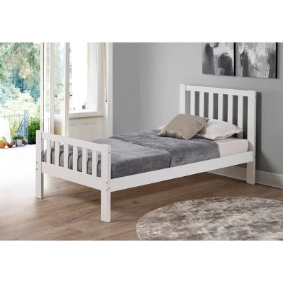Twin Aurora Bed White - Alaterre Furniture 3 Twin Aurora Bed White - Alaterre Furniture