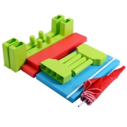 Costway 4 Seat Kids Picnic Table W/Umbrella Garden Yard Folding Children Bench Outdoor -Child Home Decoration Store GUEST 5e919f22 6196 4864 a737 810b376f2cf2