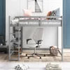 Full Size Loft Bed With Built-in Desk And Shelves - ModernLuxe 2 Full Size Loft Bed With Built-in Desk And Shelves - ModernLuxe -Child Home Decoration Store GUEST 5f909d64 67b9 4c8a 93e7 3273d35eb056