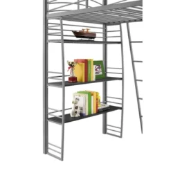 Andy Metal Loft Bed With Integrated Desk And Shelves - Room & Joy -Child Home Decoration Store GUEST 60113387 6d37 459a 9ce1 5ba399dc5d31
