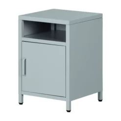 Sweedi Metal 1-Door Nightstand - South Shor -Child Home Decoration Store GUEST 60975de6 9cd1 486d b734 42d041679557