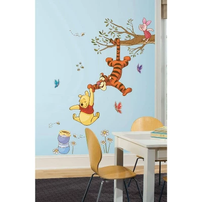 Roommates Winnie The Pooh Swinging For Honey Peel And Stick Giant Wall Decal 4 Roommates Winnie The Pooh Swinging For Honey Peel And Stick Giant Wall Decal - Image 2