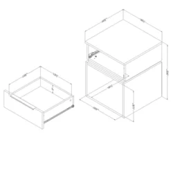 Hourra Nightstand - South Shore 15 Hourra Nightstand - South Shore -Child Home Decoration Store GUEST 66aaf464 b9d0 45fe 9aa4 22adce36e7ce