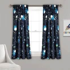 Universe Room Darkening Window Curtain Panels Navy - Lush Décor -Child Home Decoration Store GUEST 671b9db8 d10d 403e 9f89 9ece9c71c4c5