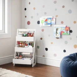 2pk Kids' Magnetic Artwork And Picture Display Bar Frame Set White - RiverRidge Home -Child Home Decoration Store GUEST 68413c6c 79d8 4d25 96ac 3dd28e2d0495