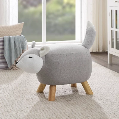 Fifer The Fox Stool Gray - Powell 7 Fifer The Fox Stool Gray - Powell - Image 5