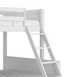 Twin Over Full Capri Wood Bunk Bed White - Hillsdale Furniture -Child Home Decoration Store GUEST 68f923d5 d618 4dce bc4a d1a67d1d8660