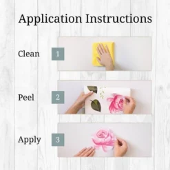 Pastel Floral Wall Decor - Decalcomania -Child Home Decoration Store GUEST 69d225e0 2a68 4702 9089 33666b40f1d7