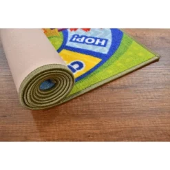 KC CUBS | DC Super Hero Girls Kids Hopscotch Number Counting Educational Learning & Game Play Nursery Bedroom Classroom Rug Carpet, 2' 7" X 6' 0" -Child Home Decoration Store GUEST 6a6ff2dc 521b 44da a666 394c7bb03f65