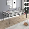 Twin Over Twin Metal Triple Bunk Bed With Ladder-ModernLuxe -Child Home Decoration Store GUEST 6b300ffe e538 4b27 96e8 b7fb25021930