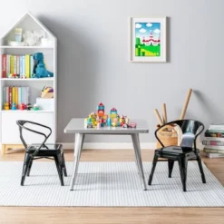 Set Of 2 Harper & Hudson Kids' Metal Activity Chairs - ACEssentials -Child Home Decoration Store GUEST 6c7319d8 4370 4b2d a5d7 779e0fe6dd87