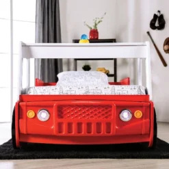 Twin Kamphora Fire Truck Engine Youth Bed - Red - MiBasics -Child Home Decoration Store GUEST 6f24c251 9a67 432d 9f28 1bd5deb0d1d7