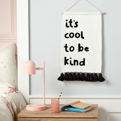 It's Cool To Be Kind Hanging Kids' Knit Banner - Pillowfort™ 3 It's Cool To Be Kind Hanging Kids' Knit Banner - Pillowfort™