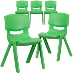 Emma And Oliver 5 Pack Plastic Stackable School Chair With 15.5'' Seat Height -Child Home Decoration Store GUEST 6fee0c30 12b2 4a3e 92f7 9f2b7ecb11c3