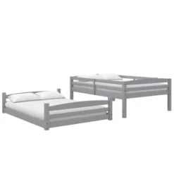 Full Over Full Alaina Floor Wood Bunk Bed - Room & Joy -Child Home Decoration Store GUEST 70436b58 8a8c 4a4f 82a6 ced08a5225a7