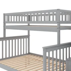 Twin Over Full Stairway Bunk Bed With Storage-ModernLuxe -Child Home Decoration Store GUEST 727b0046 d91e 4fda a2f5 c88a457c8e27