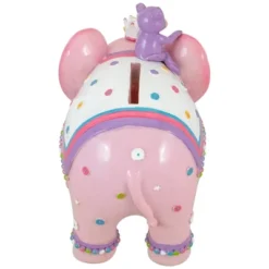 Northlight 5.75" Children's Pink Elephant With Monkey Coin Bank -Child Home Decoration Store GUEST 73c1caeb a20a 4c8f 8744 c3bc9a7b313e