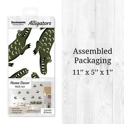 Alligators Wall Decor - Decalcomania 7 Alligators Wall Decor - Decalcomania - Image 5