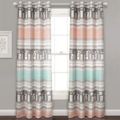 52"x84" Set Of 2 Llama Striped Room Darkening Curtain Panels - Lush Décor 9 52"x84" Set Of 2 Llama Striped Room Darkening Curtain Panels - Lush Décor -Child Home Decoration Store GUEST 758c3577 ddaf 438e 80c5 d003e3376a54