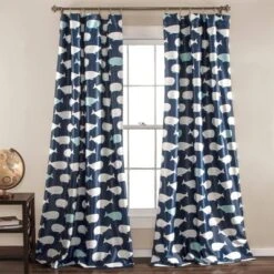 Whale Window Curtain - Lush Décor -Child Home Decoration Store GUEST 7621be93 4f30 422f bb4c 933e08718ea7