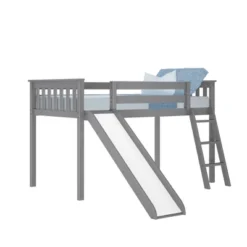 Max & Lily Twin Low Loft Bed With Slide 15 Max & Lily Twin Low Loft Bed With Slide -Child Home Decoration Store GUEST 78f5f6fd 7192 4495 8531 aeaeaa097bd0