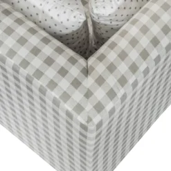 Tibbetts Kids' Sectional With Ottoman Gray/White - HOMES: Inside + Out -Child Home Decoration Store GUEST 7b2a1770 3b96 47e2 be4d c7acbd71ccda