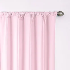 Microfiber Blackout Window Valance Pink Dogwood (18"x42") - Eclipse My Scene