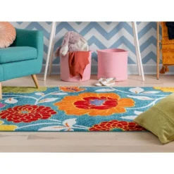 Well Woven Modern Daisy Flowers Blue Kids Room Floral Area Rug 17 Well Woven Modern Daisy Flowers Blue Kids Room Floral Area Rug -Child Home Decoration Store GUEST 7f2981e3 1e30 425d a5c1 e9288c6c15fc