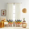 2pk Rainbow Tufted Striped Poletop Curtains - Dream Factory -Child Home Decoration Store GUEST 82e6ed46 89fe 4ba2 8ada 5ac15b27c747