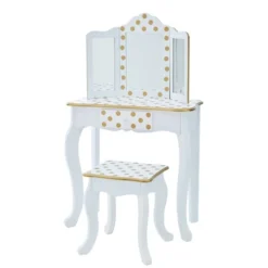 Fashion Polka Dot Gisele Play Vanity Set - Teamson Kids -Child Home Decoration Store GUEST 89455434 746e 4631 92f4 bd7421a79871