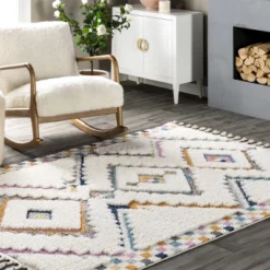 NuLOOM Lilou Moroccan Kids Tassel Area Rug -Child Home Decoration Store GUEST 8b21dd21 e325 42bb 8543 57d337a4d096