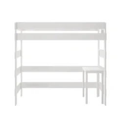 Max & Lily Farmhouse High Loft Bed With Desk -Child Home Decoration Store GUEST 8d071fda d558 4c32 be60 f21a34107faa