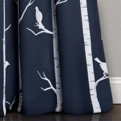 Set Of 2 Bird On The Tree Light Filtering Window Curtain Panels - Lush Décor -Child Home Decoration Store GUEST 8de4ba14 c0f2 4202 8deb 9c84c387b674