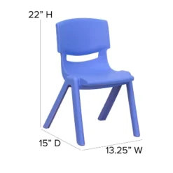Emma And Oliver 2 Pack Plastic Stackable School Chair With 12"H Seat, Preschool Seating -Child Home Decoration Store GUEST 8def551f cc6a 4711 aaf7 411b16fabc1c