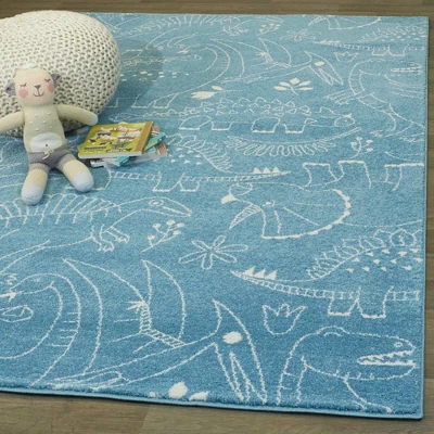 Parker Dinosaur Kids' Rug - Balta Rugs 3 Parker Dinosaur Kids' Rug - Balta Rugs