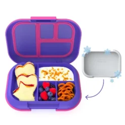 Bentgo Kids' Chill Lunch Box, Bento-Style Solution, 4 Compartments & Removable Ice Pack -Child Home Decoration Store GUEST 91e9fa9b 0e98 487e b73e 0905679c2d3e