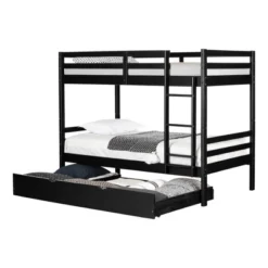 Fakto Bunk Beds With Trundle Matte Black - South Shore -Child Home Decoration Store GUEST 9a2b2538 f6e4 4874 b838 b464034d135e