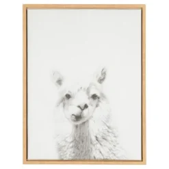 24" X 18" Alpaca Framed Canvas Art - Uniek 9 24" X 18" Alpaca Framed Canvas Art - Uniek -Child Home Decoration Store GUEST 9a331e51 9281 4325 8cea 88dbff3641c6