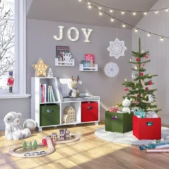 2pk Kids' 10" Floating Wall Mount Bookshelf Set White - RiverRidge Home -Child Home Decoration Store GUEST 9a5e76cb adf2 4ef3 8ca2 09ade6d6893d