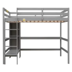 Full Size Loft Bed With Multifunction Shelves And Under-Bed Desk - ModernLuxe 16 Full Size Loft Bed With Multifunction Shelves And Under-Bed Desk - ModernLuxe -Child Home Decoration Store GUEST 9b2d74e5 a2ab 4229 bf4f 1776409d36ed
